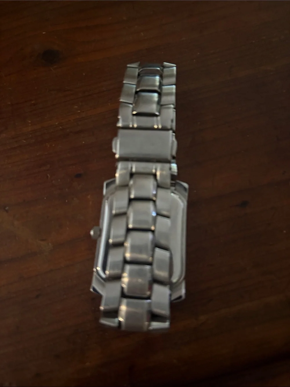 Men’s Kenneth Cole Silver Stainless Steel Watch with Black Face and Date Window